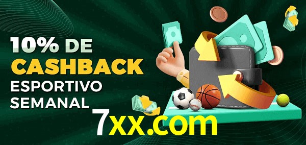 10% de bônus de cashback na 7xx.com